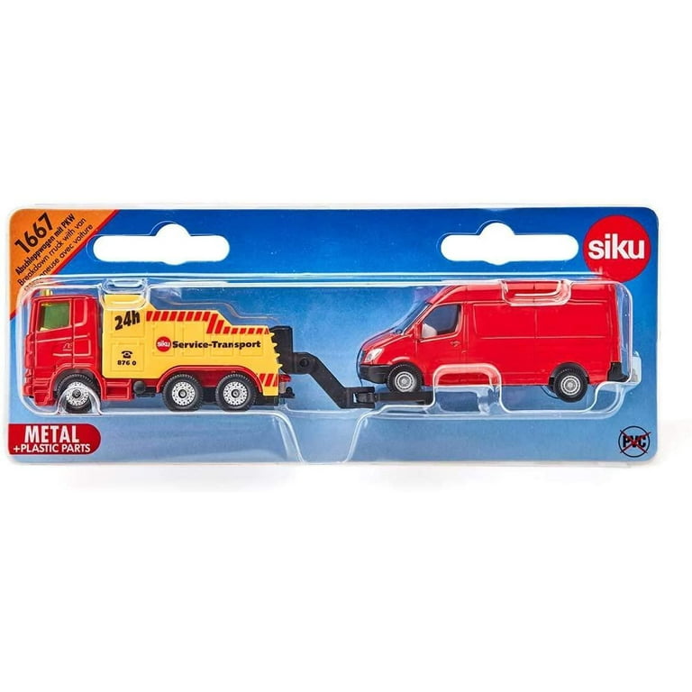 ぶりきのおもちゃ（van truck) Siku : Breakdown truck with vehicle - Walmart.com