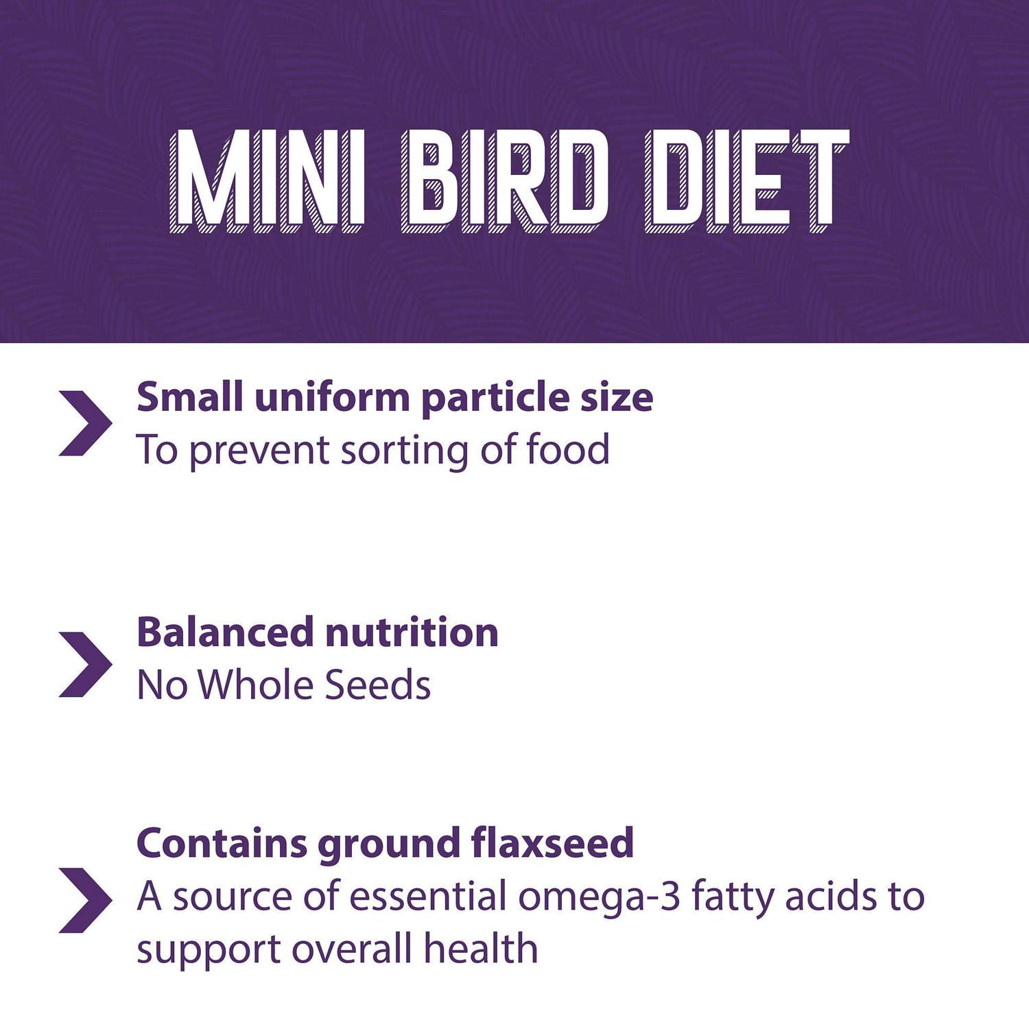 Mazuri Mini Bird Food, 25 lb. Bag