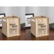 thumbnail image 1 of Caja de almacenamiento de yute plegable, bolsa de almacenamiento de ropa interior grande, organizador de cesta de juguetes para uso en hotel, 2 piezas (B) oso de fresa Electrónica, 1 of 5