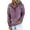 Purple, variant on Patlollav Pntutb Womens Button Hoodies,Ladies Pocket Long Sleeve Tops Sweatershirt