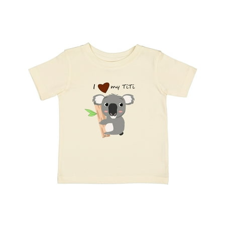 

Inktastic Koala (i Love My Titi) Gift Baby Boy or Baby Girl T-Shirt