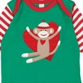 thumbnail image 4 of Inktastic Hug Sock Monkey Boys or Girls Long Sleeve Baby Bodysuit, 4 of 5