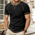 thumbnail image 2 of T Shirts for Man Summer Casual Short Sleeve Crewneck Tshirts Lightweight Breathable Relaxed Fit Mens Tees, 2 of 8