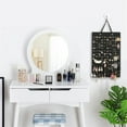 thumbnail image 2 of Hanging Earrings Organizer Wall Earring Holder Soft Felt Hanger For Jewelry Necklace Earring Ring Stud Display Holder Stand, 2 of 6