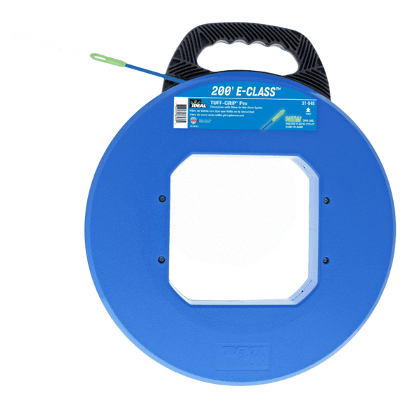 Ideal 31-048 E-Class Fiberglass Fish Tape with Glow-in-the-Dark Eyelet