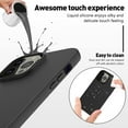 thumbnail image 4 of For Apple iPhone 13 Pro/ iPhone 13 Case with Built-in Screen Protector,Rugged PC Front Cover + Soft TPU Non-Slip Cover, Shockproof Full-Body Protective Case Cover - Black, 4 of 5