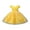 Yellow, variant on Vedolay Mini Dress Girls Flower Bead Wedding Dress Pageant Tulle Party Gown,Light Blue 130/8Y