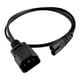 thumbnail image 1 of Cable de extensión Hugo IEC 320 C14 A C7 de Fuente de Alimentación de CA Para PC Monitor PDU UPS DMX, 1 of 7