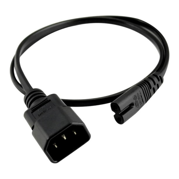 Cable de extensión Hugo IEC 320 C14 A C7 de Fuente de Alimentación de CA Para PC Monitor PDU UPS DMX