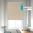 thumbnail image 4 of Chicology Cordless Roman Shades, Khaki (Textured), 39"W X 64"H, 4 of 6