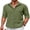 Chive, variant on Men's Casual Button Down Shirt Long Sleeve Untucked Chambray Shirt Summer Beach Linen Shirts