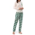 thumbnail image 3 of MintLimit Womens Pajama Set Long Sleeve Sleepwear Nightwear Soft Pjs Lounge Sets Green, 3 of 5