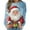 #0281-Multicolor, variant on Uootdi Plus Size Christmas Womens Gift Long Sleeve Sweatshirt Funny Xmas Tree Santa Reindeer Snowman 3D Print Graphic Sweatshir ts
