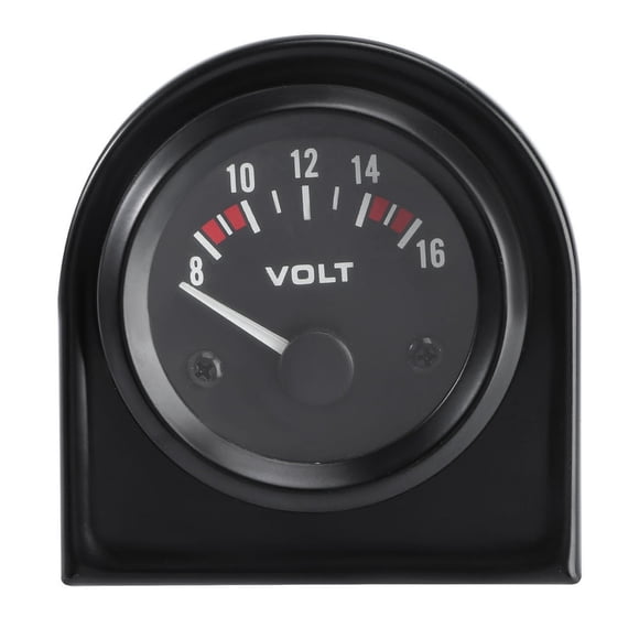 SNNROO 52mm Voltage Meter Gauge Voltmeter For Auto Car 8~16V LED Light DC 12V