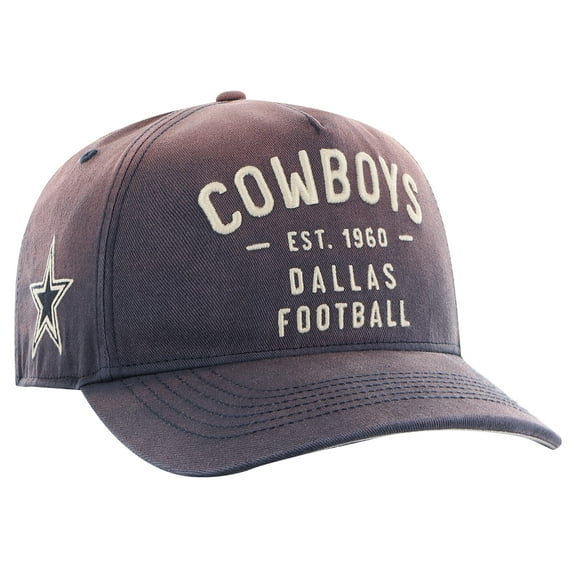 Men's '47 Navy Dallas Cowboys Dusted Laramie Hitch Adjustable Hat