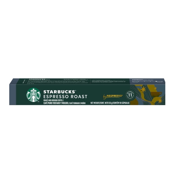 Café en Cápsulas Espresso Roast, Starbucks by Nespresso, Caja con 10 Cápsulas