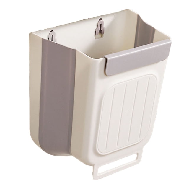 Bote de basura plegable de cocina montado en la pared hogar cocina armario de residuos