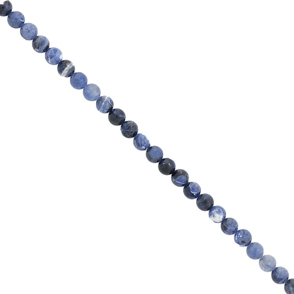 6 Packs of Sodalite Beads Pack of 25