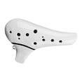 thumbnail image 2 of Ocarina de 12 agujeros, instrumento de ocarina diminuta para principiantes y niños. Blanco, 2 of 9
