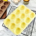 thumbnail image 4 of sunsanly Silicone Cupcake Pan 12-Cup Cake Waffle Mold BPA Free Muffin Tray for Oven Non-Stick Dishwasher Safe Cupcake Baking Molds for Oven, 4 of 7