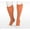 Cinnamon, variant on Juzo Soft 2000 Open Toe Knee Highs - 15-20 mmHg Short Beige II