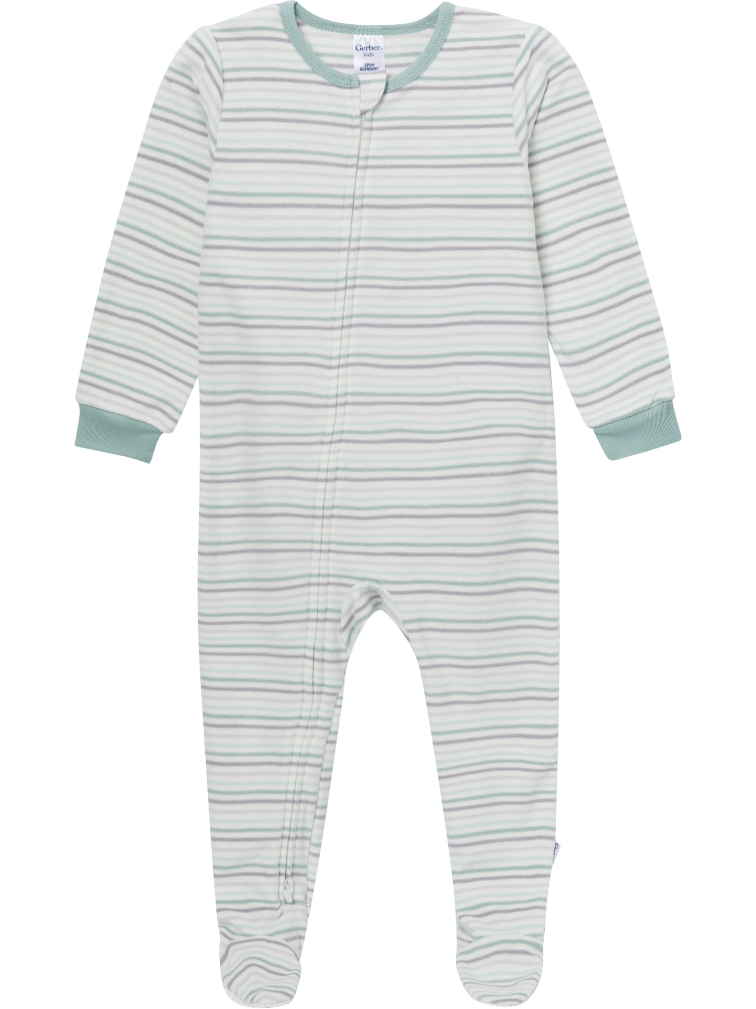 Gerber Baby and Toddler Neutral Microfleece 2-Way Zipper Blanket Sleeper Pajamas, 2-Pack, Sizes 0/3 Months - 5T