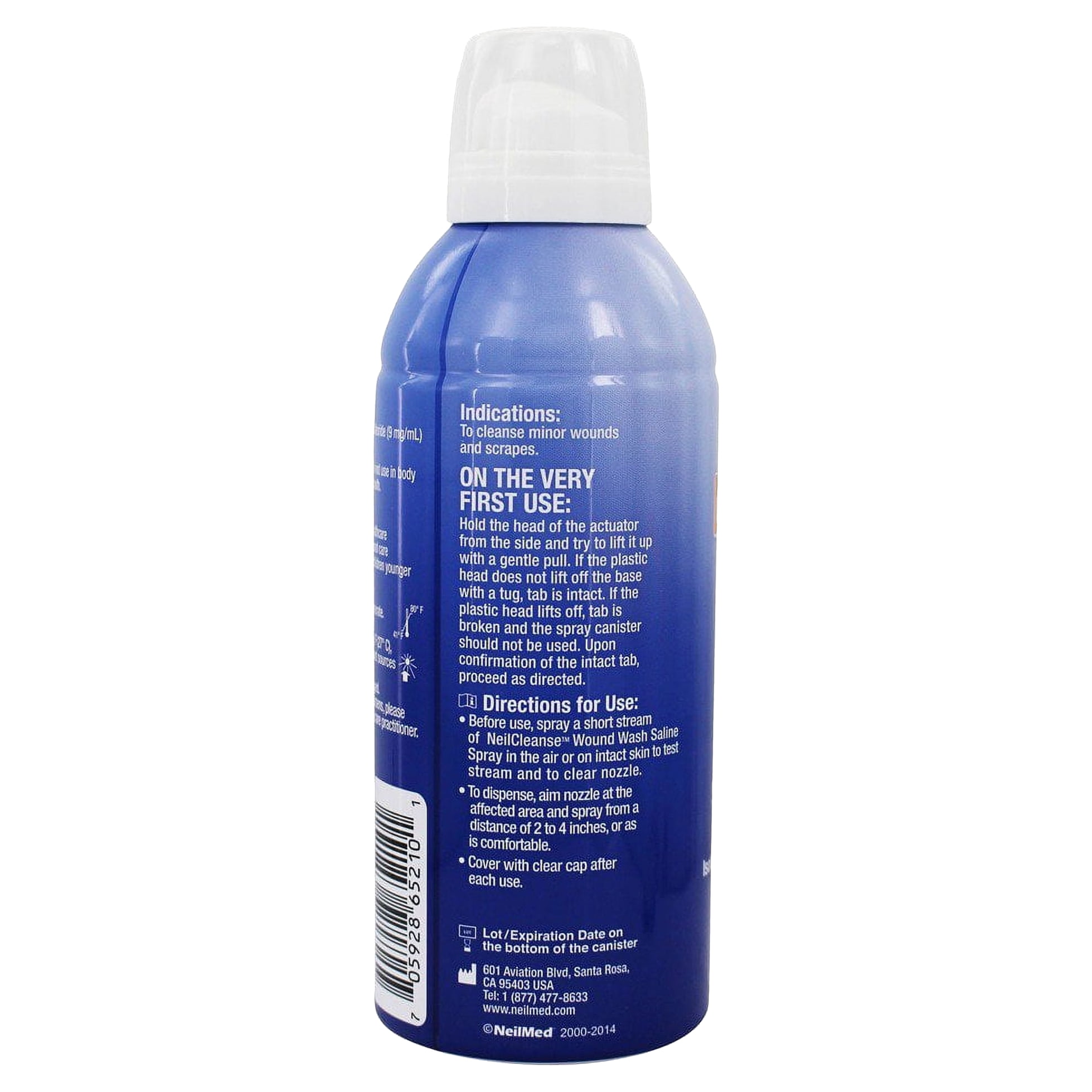 NeilMed NeilCleanse Wound Wash – Sterile Saline Spray, 6 oz