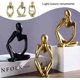 thumbnail image 5 of SZTXJ 3pcs Abstract Sculpture Resin Mini Thinker Sculpture Ornament Set Handmade Abstract Thinker Sculpture Modern Art Figures, 5 of 5