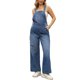 thumbnail image 1 of INSPIRAR CHIC Mono de mezclilla para mujer con bolsillos, atuendos de primavera, overoles holgados, XL, azul, 1 of 6
