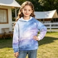 thumbnail image 4 of Atogsazn Girls Fleece Lined Hoodies Kids Casual Long Sleeve Hooded Sweatshirt Fall Winter Clothes Tops Blue 13-14 Years Fashion, 4 of 8