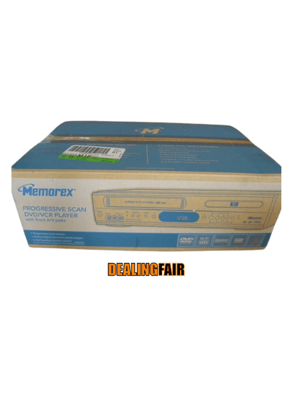Memorex mvd4541 DVD VCR Combo DVD Player Vhs Player Hdmi Adapter Included (New)