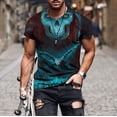 thumbnail image 1 of Camiseta Hip Hop Black Soul Street para hombre, camiseta de verano con garra de fantasma Harajuku, camiseta holgada de moda con estampado 3D de manga corta, ropa informal Tan Jianjun unisex, 1 of 2