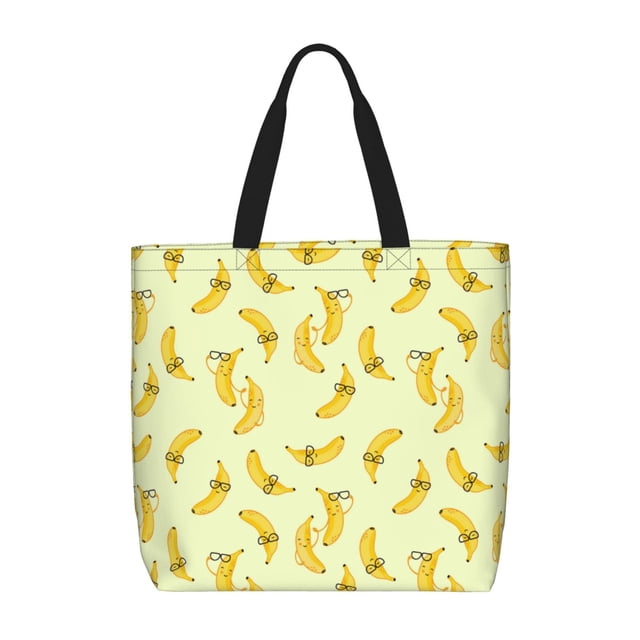 Balery Bananas Bolsa de Mano para Mujeres con Cremallera, Bolsa de Gimnasio con Compartimentos, Bolsa para Laptop, Bolsa para Trabajo
