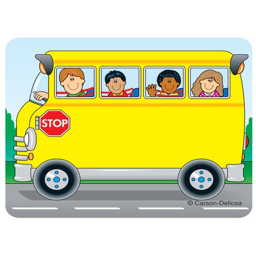 School Bus Name Tags