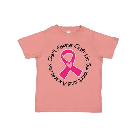 

Inktastic Cleft Palate Cleft Lip Awareness Ribbon Gift Toddler Boy or Toddler Girl T-Shirt