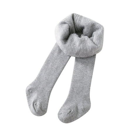 

Girls Black Leggings Toddler Kids Baby Girls Cotton Lined Warm Full Leggings Pantihose Stretchy Basic Full Length Pants Pantyhose For Winter Stocking Girls Black Leggings (Color:Grey Size:4-6 Years)