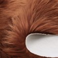 thumbnail image 4 of REGALWOVEN Faux Fur Area Rug Shaggy Floor Mat, Brown 2x3 feet Rectangle, 4 of 8