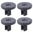thumbnail image 1 of Shisuyan 4 Pcs Rouleau de Lave-Vaisselle pour Rack Inférieur ABS Roues Gris Foncé Remplacement, 1 of 8