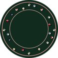 thumbnail image 2 of Milliken Green Bordered Area Rug Billiards Emerald - Aprx 7' 8" x 10' 9", 2 of 5
