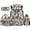 Green Duck Camo Brown Bow Print, variant on Bulopur Camo Fish Print Kids Backpack Set 4 Pcs Waterproof Lightweight Kids School Bag with Lunch Bag, Pencil Case and Water Bottle Cover for Boys