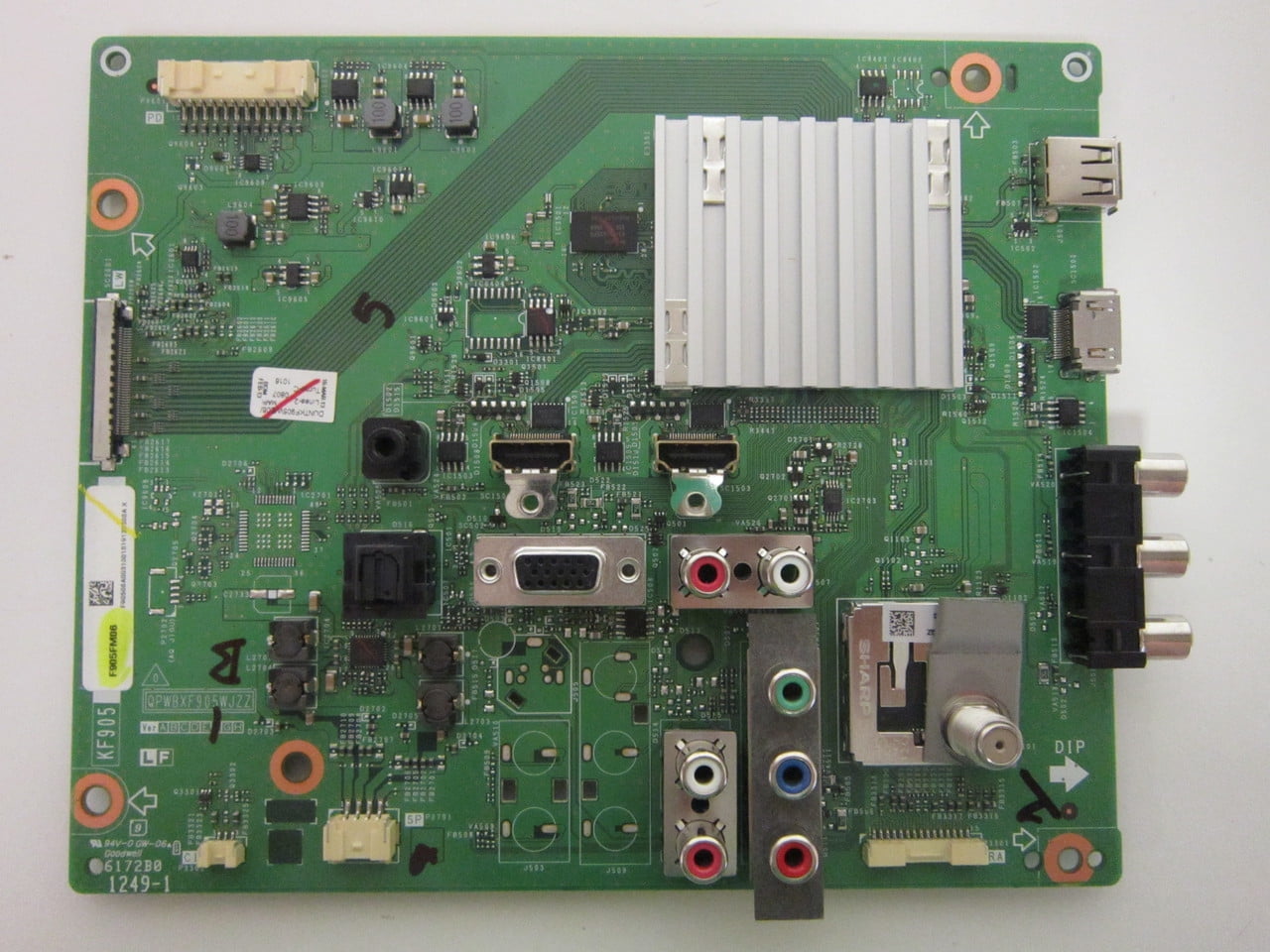 SHARP DKEYMF905FM06 F905FM06 MAIN BOARD FOR LC-70LE550U AND OTHER MODELS