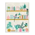thumbnail image 2 of Stupell Industries Chic Cottage Bookshelf with Tropical Plant Greenery Graphic Art Unframed Art Print Wall Art, 13x19, by Angela Nickeas, 2 of 5