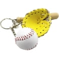 thumbnail image 1 of Yazoeia Key Chain 2 Pieces Cartoon Mini Baseball Keychain Backpack Handbag Key Chain CJC912-199993, 1 of 2