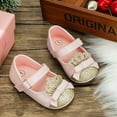 thumbnail image 5 of HUANBAI Fashion Princess Shoes Little Kid Shoes Non Soft Sole Walking Shoes Baby Shoes 0-6 Months, 5 of 5