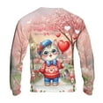 thumbnail image 2 of Happy Valentine’s Day Adorable British Shorthair Kitten Holding Heart Balloon All Over Print 3D Sweatshirt Unisex Merch Cat Lover Kitten Owner Gifts - 00030, 2 of 6