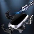 thumbnail image 2 of Lksixu Aviation Alloy Mirror Automobile Mobile Phone Bracket Vehicle-mounted Navigation Vehicle-mounted Mobile Phone Bracket Mobile Phone Rack Electronics for Home Office School, 2 of 7