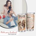 thumbnail image 2 of Gifts for Husband - Husband Gifts from Wife - I Love You Gifts for Him for Anniversary, Husband Birthday Gift, Husband Christmas Gifts - Vintage Airmail 20oz Stainless Steel Tumbler, 2 of 6