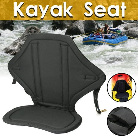Adjustable Top Kayak Padded Seat With Detachable Storage Back Pack Bag Canoe Backrest Hooks Straps Canoe