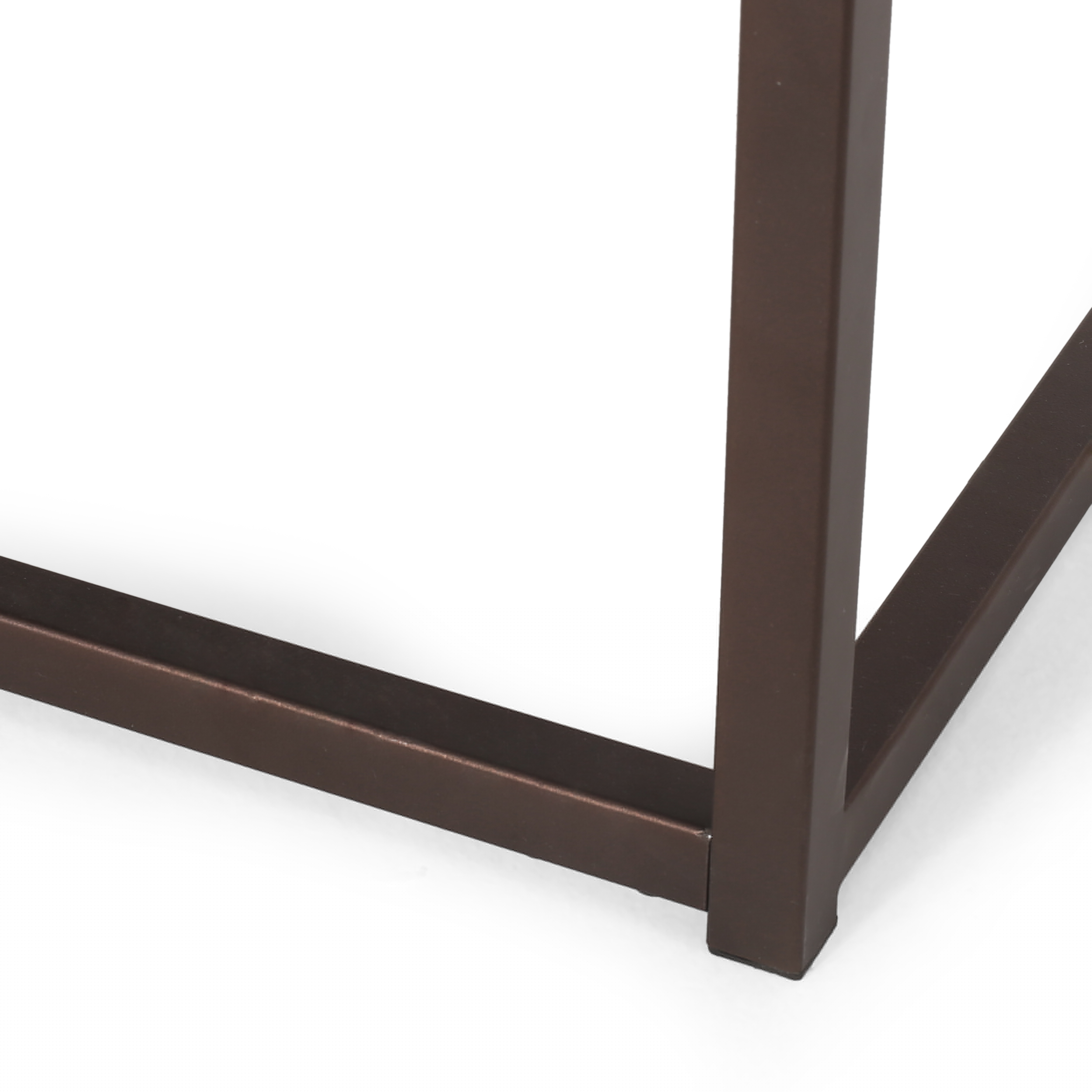 thumbnail image 3 of Living Room Coffee Table, Rustic Console Table with Wood and Metal Design, Modern Industrial Rectangle Center Table, Ideal for Tea, Coffee, or Display, Grey, 3 of 8