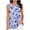 #397-Purple, variant on Craaazy Women's Casual Floral Print Sleeveless Round Neck Pleated Tank Top Loose Fit Comfy Flowy Blouse for Summer